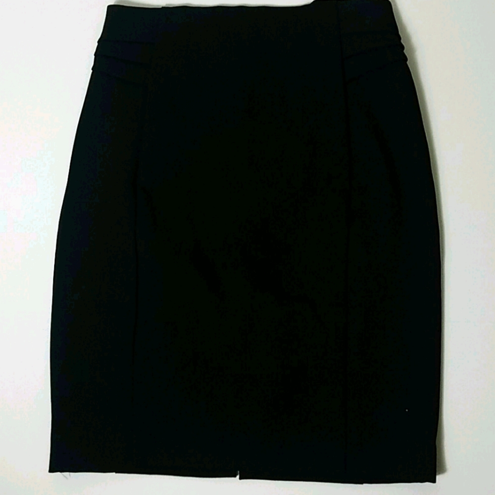 Express black detailed side pencil skirt